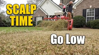 Scalping Bermuda Lawns a Critical Spring Step