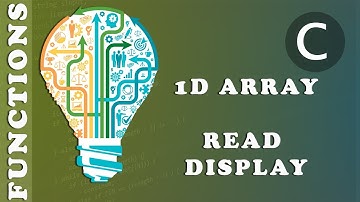 Algorithmics & Programming - Exercise - 1D Array - Read and Display