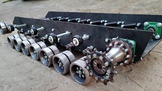 Homemade tank 1/6, part2, wheel | rc action homemade