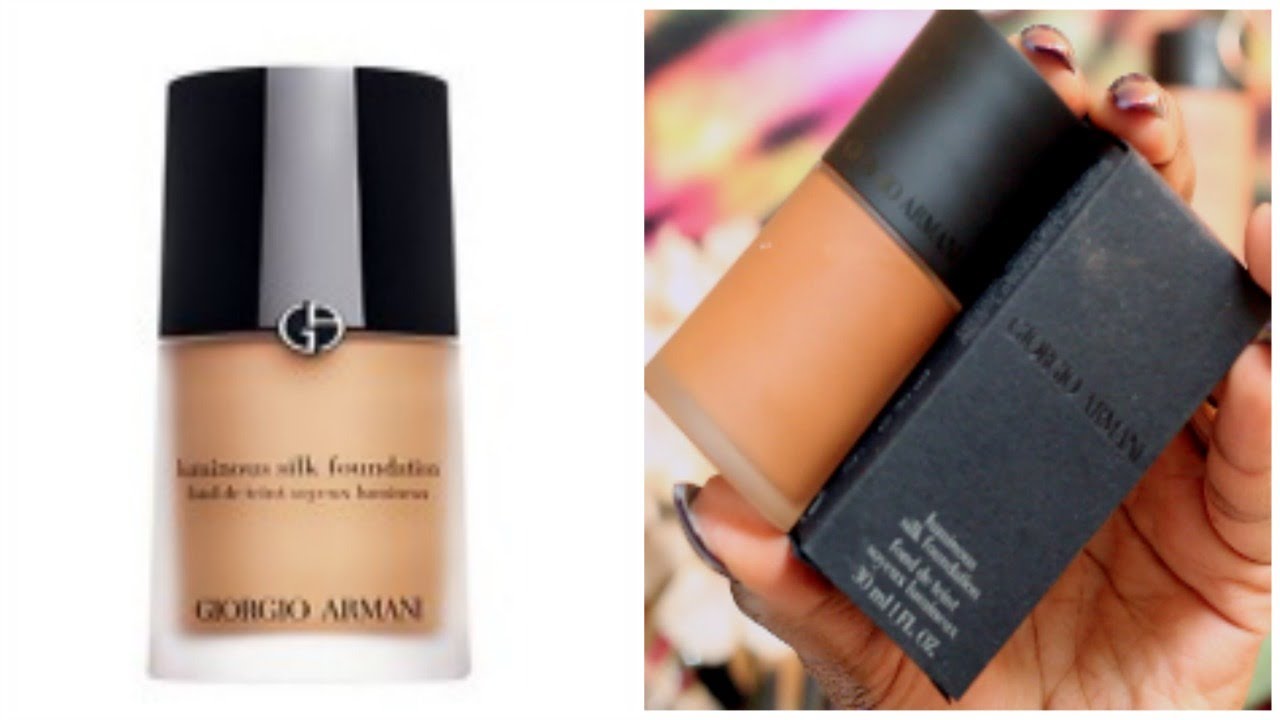 Foundation Friday Review | Giorgo Armani Luminous Silk ... Giorgio Armani Foundation