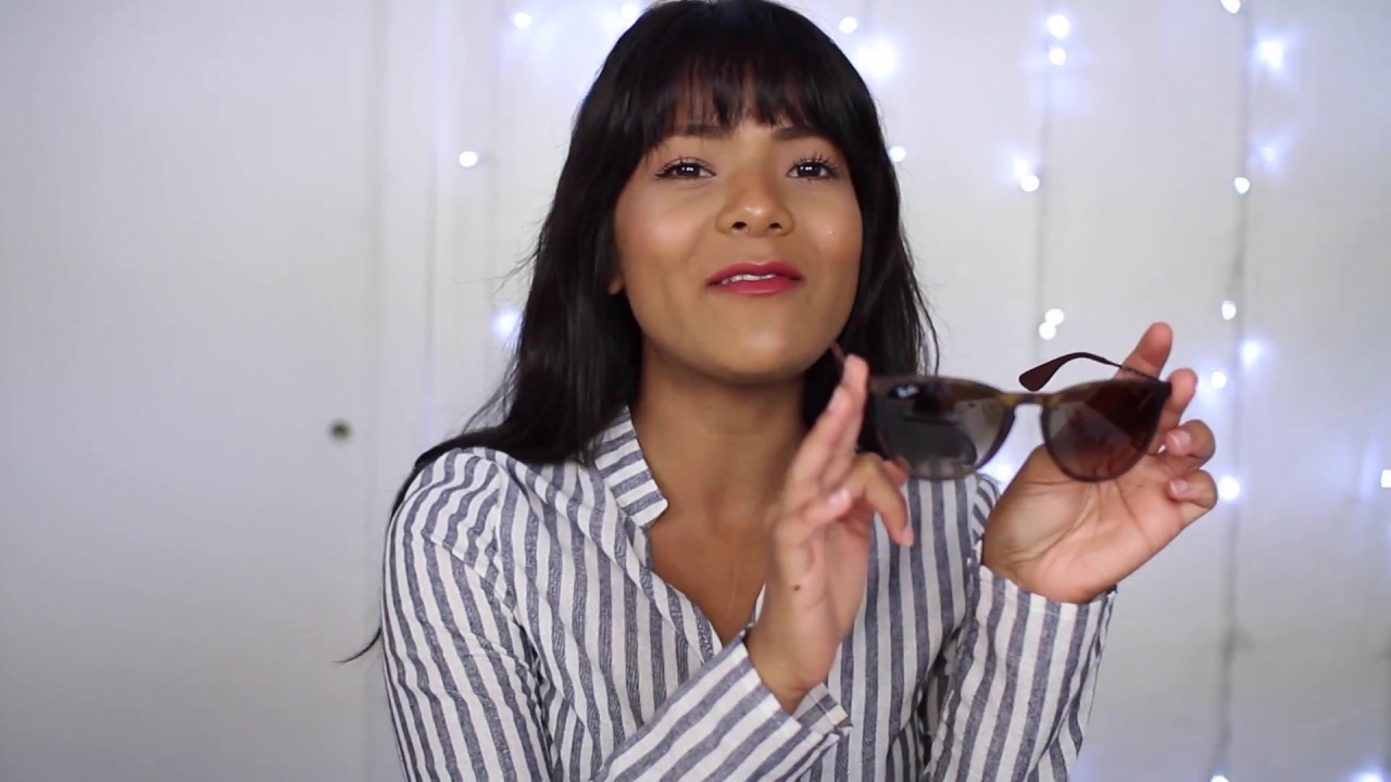 How To Style The Ray-Ban Erika Sunglasses RB 4171 for Women - YouTube