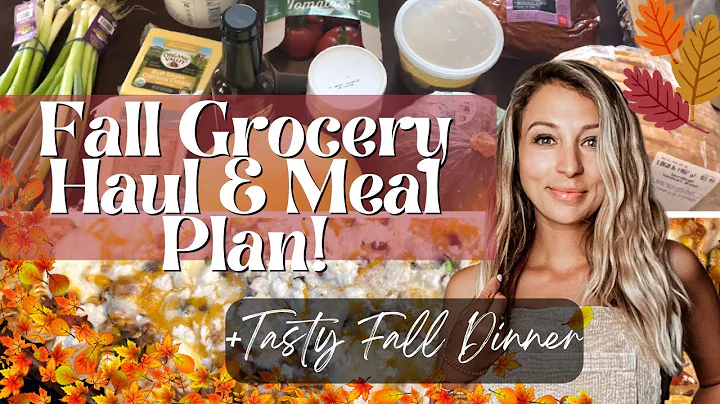 Fall Grocery Haul & Meal Plan | Frugal Living | Cozy Fall Recipes