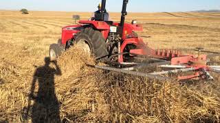 Rotorlu Ot Toplama Tırmığı Ile Anız Toplama-2