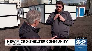State-sponsored microshelter pods provide warmth, safety for Salt Lake City homeless