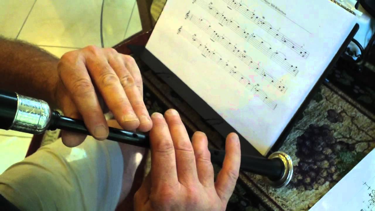 Bagpipe Chanter Lesson Amazing Grace Line 1 YouTube