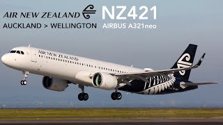 Air New Zealand NZ421 : Flying from Auckland to Wellington