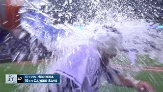LAA@KC: Herrera talks about earning the save