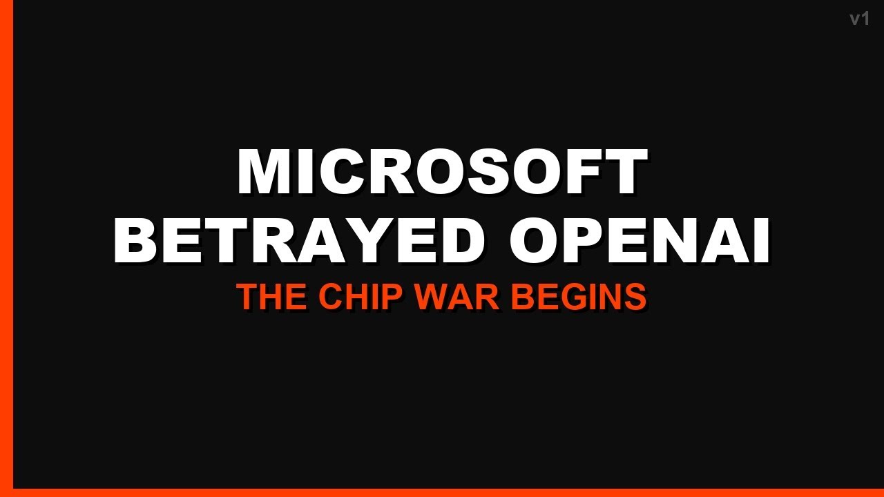 OpenAI's Chip Plan Just COLLAPSED – Microsoft Drama Explained