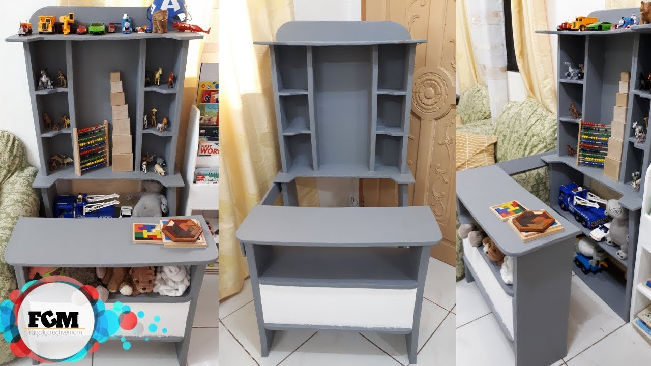 DIY | How to make a cardboard furniture - Cardboard Crafts - YouTube