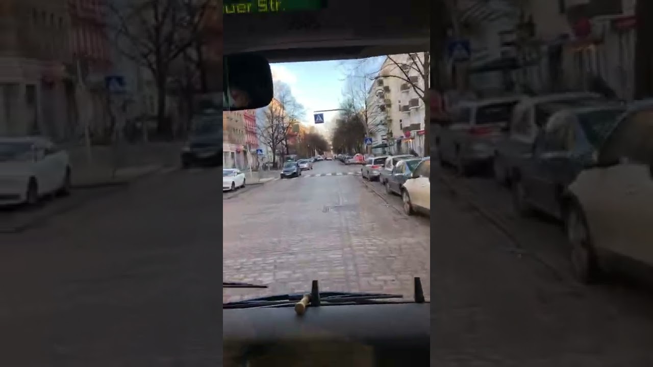 2.Februar 2022 Im Bus M29 bis Reichenberger Straße 85 Glogauer Straße Haltestelle Berlin Kreuzberg