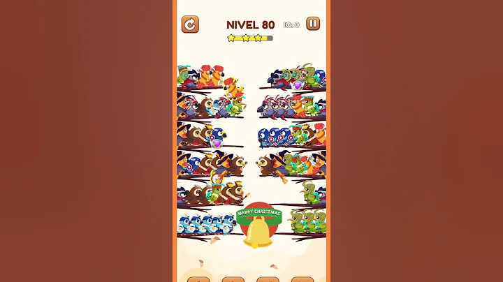 bird sort 2 color puzzle game #gameplay #games #gaming #colors #birds #shortvideo #shorts 🐦