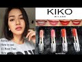 KIKO UNLIMITED DOUBLE TOUCH LIPSTICKS | REVIEW + 12h test + How to use + Clean II Zaiy_MdZ