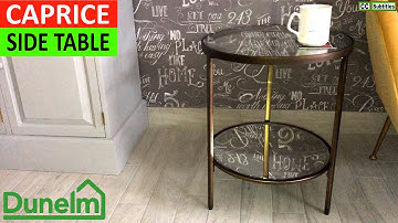How to assemble Dunelm Caprice Side Table - Dunelm Side Tables Assembly