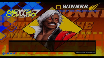 Capcom vs SNK 2 (PS2) - Fighting Surprise Characters Geese and U. Rugal