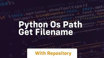python os path get filename