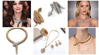 Ювелирные шедевры «ЗМЕИ»✨Любимая модель знаменитостей BVLGARI, Boucheron…Gold Design Jewellery