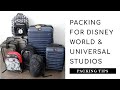 Packing for Disney World and Universal Studios Orlando | One Checked Bag for a Family of 4