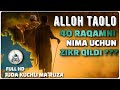 Абдулазиз Домла / АЛЛОҲ ТАОЛО 40 РАҚАМНИ НИМА УЧУН ЗИКР ҚИЛДИ ? Abdulaziz Domla / SIZ ESHITMAGAN....