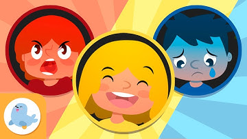 BASIC EMOTIONS for Kids 😄 HAPPINESS 😡 ANGER 😳 FEAR 😭 SADNESS 🙃 Compilation