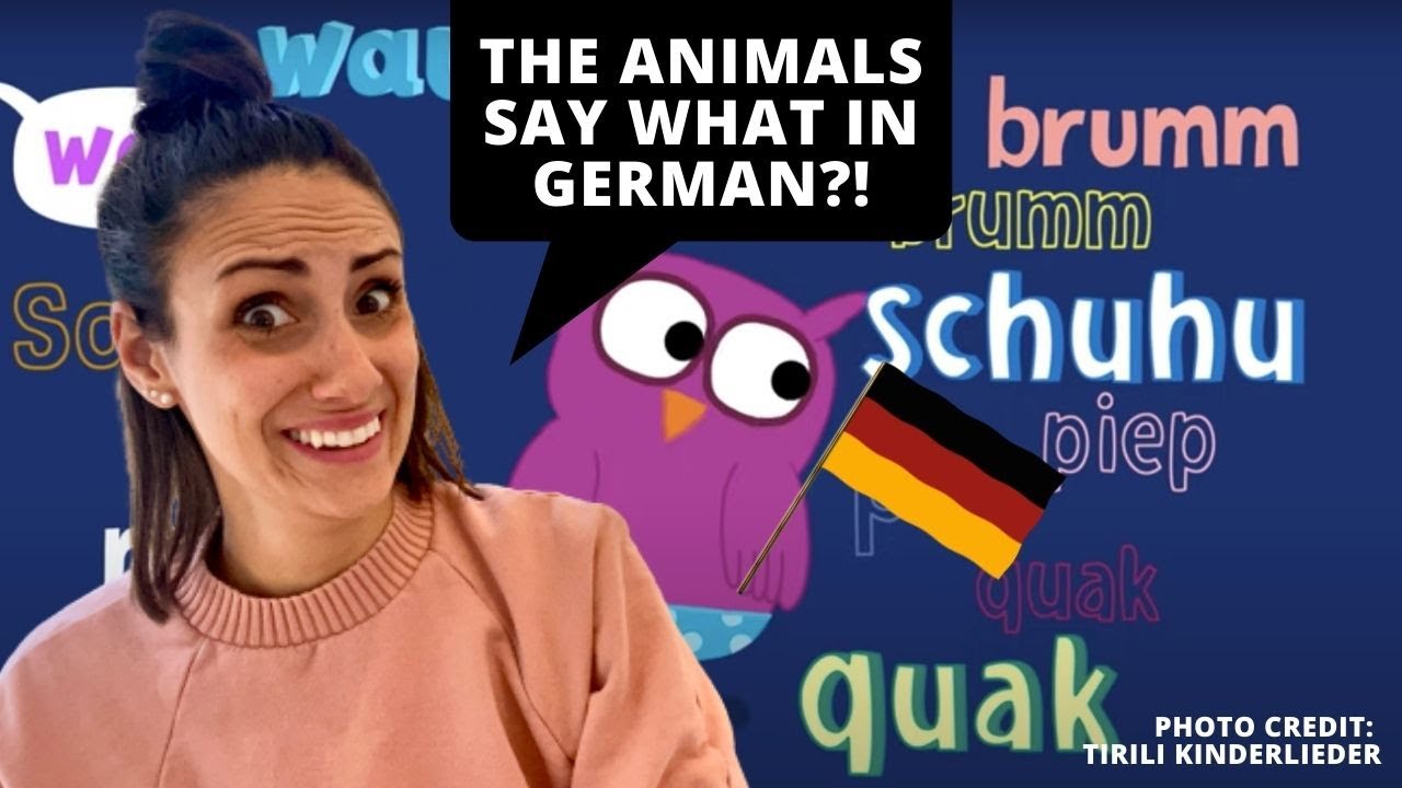 THE MOST HILARIOUS ANIMAL SOUNDS IN GERMAN VS. ENGLISH | GERMAN NURSERY  RHYMES - YouTube