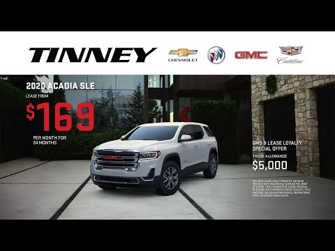 2020-gmc-acadia-lease-offers-at-tinney-automotive