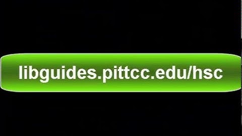 How to Find Health Articles Using a Library Database