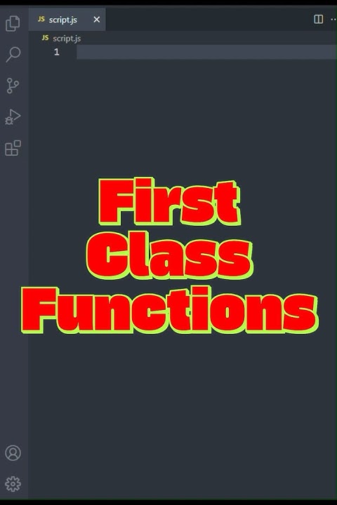 🚀 First-Class Functions in JavaScript | Powerful Concept Explained!# ...