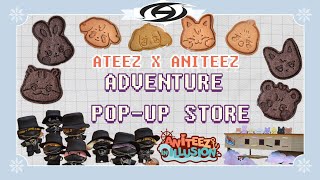 ATEEZ x ANITEEZ ADVENTURE POP-UP STORE & UNBOXING 🌊🩵 / 에이티즈 X 애니티즈 팝업스토어 & 언박싱  🌊🩵