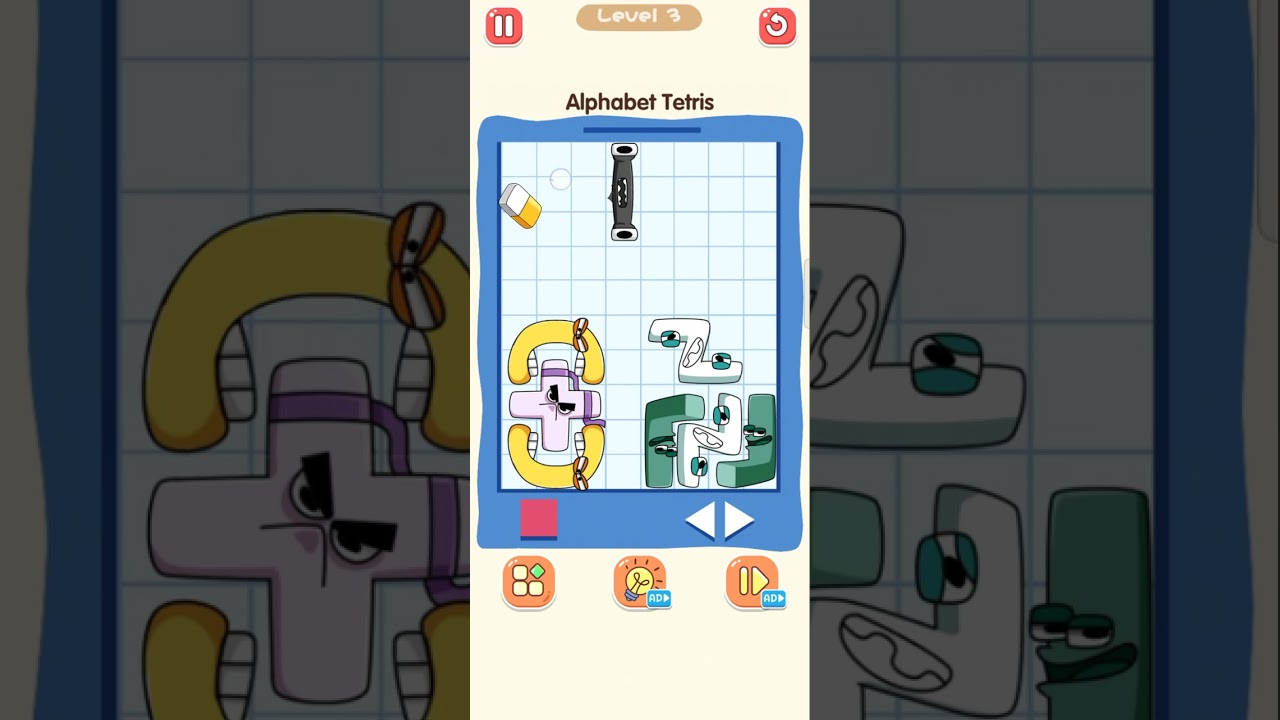 Alphabet Puzzle DOP New Update Android Gameplay Level 3 Walkthrough Solution