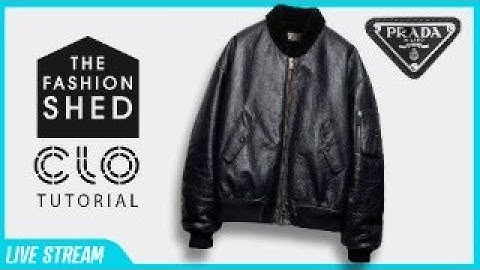 Design An Oversized Leather Bomber Jacket in CLO3D | Free Tutorial + Download