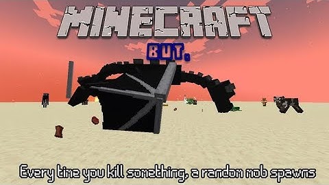 Minecraft, But Killing Mobs Spawns Random Mobs