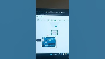 PIR SENSOR WITH ARDUINO ON TINCKERCAD #arduino #TINCKERCAD