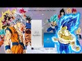 Goku Vs Vegeta POWER LEVELS All Forms & Transformations  - DB / DBZ / DBGT / DBS