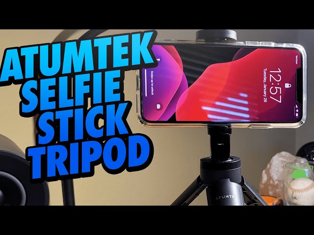 ATUMTEK 51 Selfie Stick Tripod w Bluetooth Remote 