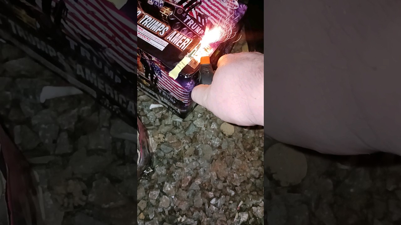 my most expensive firework Donald Trumps America 36 shots 