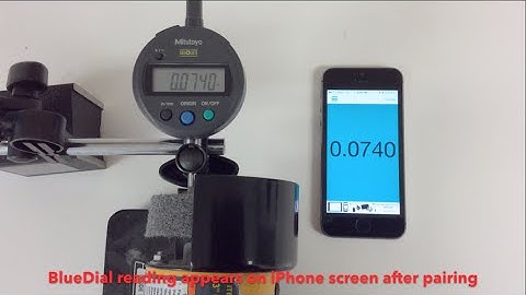 This is BlueDial, the Bluetooth Dial Indicator