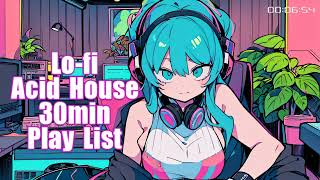 Storm Signal🎧Lo-fi × Acid House Play List🎧30分耐久BGM【work out / Driving / Gaming / Studying】