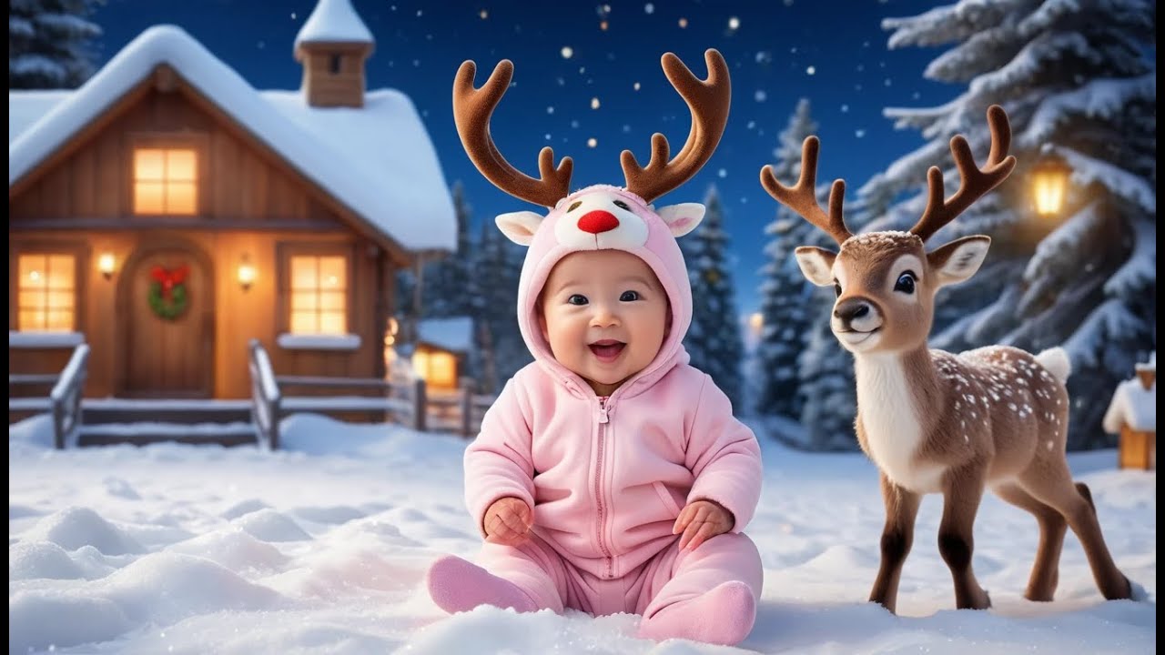 Reindeer Runs Into New Year Fun | New Year Celebration Learning Song for Toddlers & Preschoolers