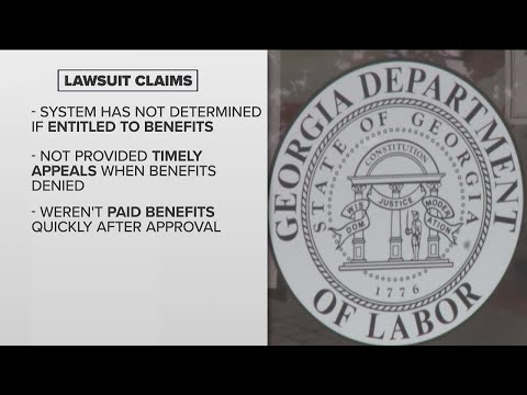 4 Georgians sue Department of Labor over unemployment benefit claims