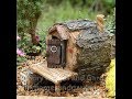 Beautiful Fairy Houses Made From Tree Stumps Ideas