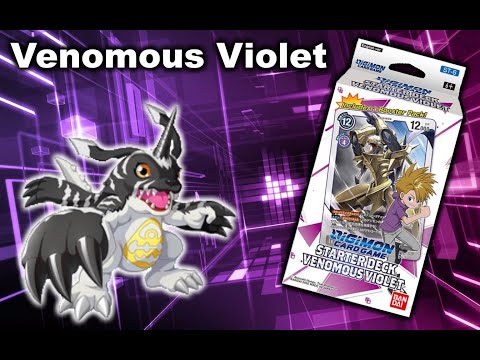 Digimon Starter Deck Venomous Violet video