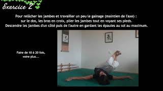 AIKI'DOMICILE Cours #6 / Extrait n°3 / 4 exercices pour le gainage et l'axe