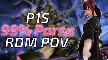 [FF14 6.05] P1S RDM PoV - 6:44 - Rank 3 (8997.6 rDPS)