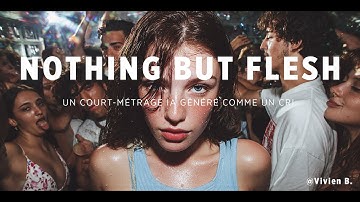IA. Fête. Vide. Sueurs. Regards. Chute. Un court-métrage généré comme un cri.