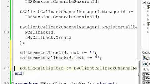 Delphi Labs: DataSnap XE - Callbacks - Part 3 of 3