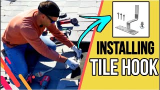 Step-by-Step Guide: Installing Ironridge All Tile Hook on Concrete Flat Tile Roof for Solar Panels