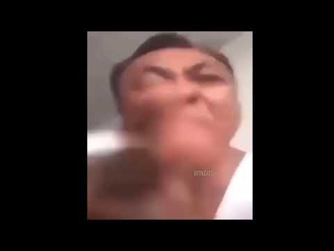 Asian guy yelling at Mr. Postman cat