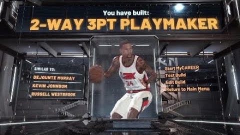 BEST 2-WAY 3PT PLAYMAKER BUILD IN 2K20! RARE BUILD! (GAMEBREAKING)