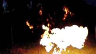 Propane balloon explosion @420fps
