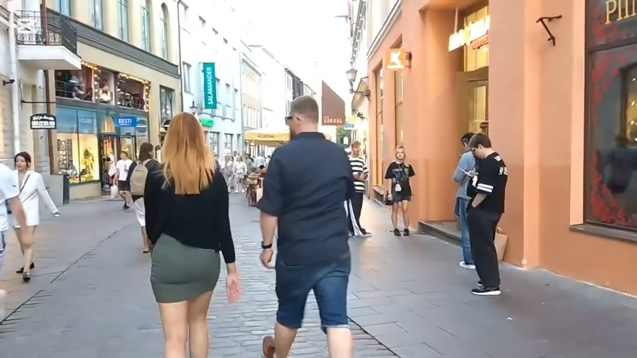 Evening WALK in Tallinn, Estonia /Beautiful OLD TOWN